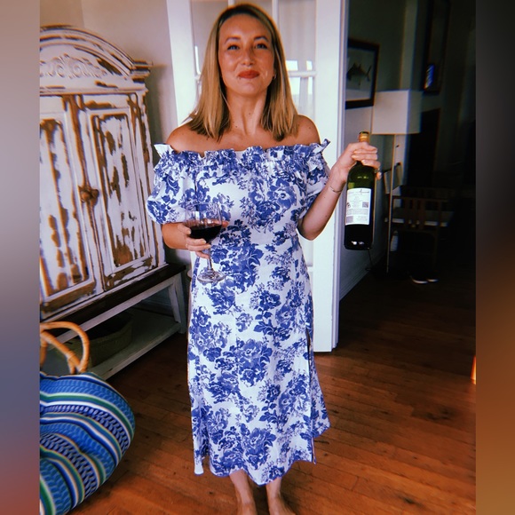 Reformation Marley Dress || Olympia Sz 8 - Picture 2 of 4